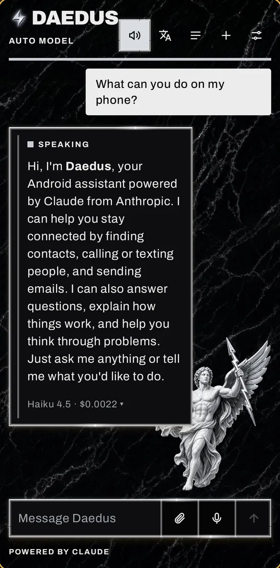 Onyx theme in Daedus